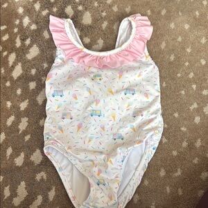 Pink Ruffle One-Piece Swimsuit